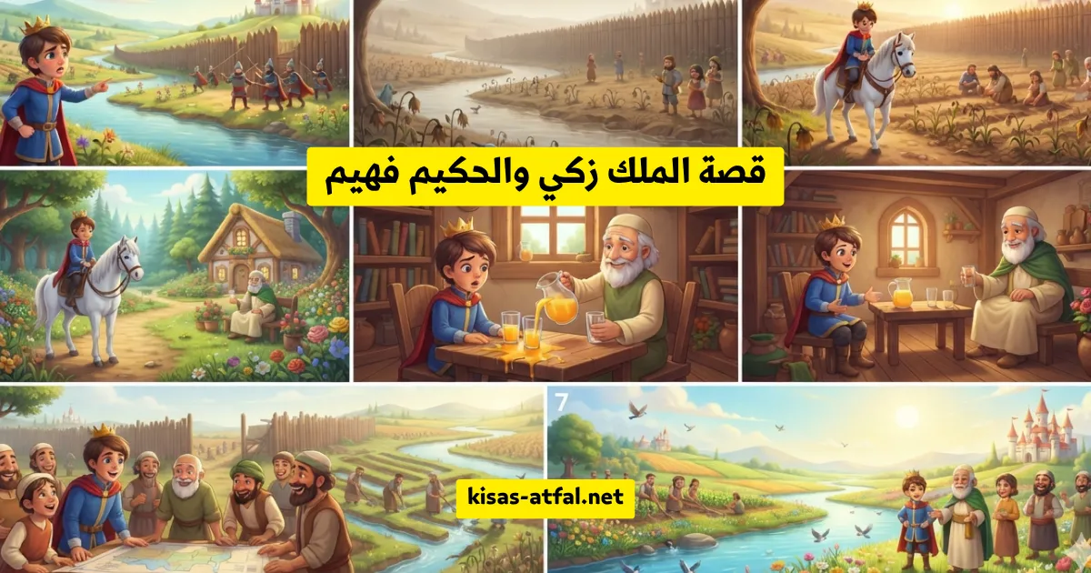 قصة الملك زكي والحكيم فهيم